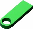 USB 2.0-флешка на 64 Гб с мини чипом и круглым отверстием, зеленый