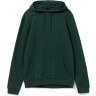 Толстовка с капюшоном унисекс Hoodie, темно-зеленый меланж, M