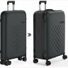 Чемодан складной Rollink Vega 360 76x52x28,5 см, 4 колеса, черный