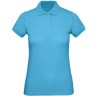 Рубашка поло женская BNC Inspire, бирюзовая, размер XS