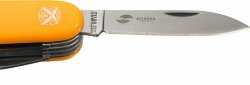 Нож перочинный Stinger, 89 мм, 15 функций, материал рукояти: АБС-пластик (оранжевый)