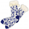 Домашние носки женские, синий, размер 36-37