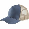 Бейсболка Blink, синяя (джинс) с бежевым