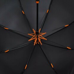Зонт-трость Hidecolor с цветными спицами, оранжевый