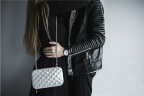 Алюминиевый стеганный клатч Ogon Quilted Lady Bag, серебристый