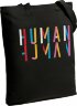 Холщовая сумка Ловец слов Human, черная