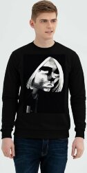 Свитшот Author&#039;s «Меламед. Kurt Cobain», черный, размер S