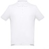 Рубашка-поло мужская ADAM, белый, 3XL, 100% хлопок, плотность 195 г/м2, белый, 3XL