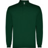 Рубашка поло Roly Carpe мужская с длинным рукавом, бутылочный зеленый, размер S (44)