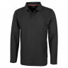 Рубашка поло Slazenger Point мужская с длинным рукавом, черный, размер S (48)