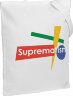 Холщовая сумка Соль Suprematism, молочно-белая