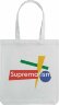 Холщовая сумка Соль Suprematism, молочно-белая