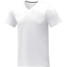  Мужская футболка Elevate Somoto с коротким рукавом и V-образным вырезом, белый, размер S (48)