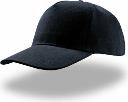 Бейсболка LIBERTY FIVE, 5 клиньев, застежка на липучке, темно-синий, универсальный