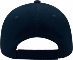 Бейсболка LIBERTY FIVE, 5 клиньев, застежка на липучке, темно-синий, универсальный