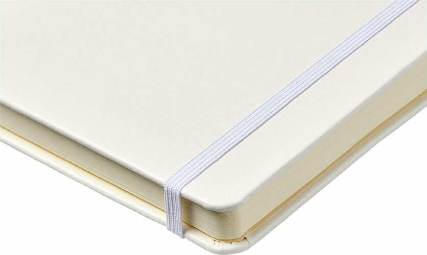 Записная книжка Nova формата A5 с переплетом Journalbooks, белый