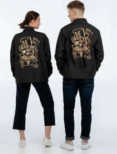 Ветровка CoolColor John Steampunk, черная, размер L