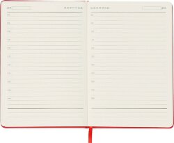 Ежедневник A5 недатированный Dear, красный