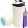 Термокружка Ashly To Go, белая/фиолетовая/бирюзовая