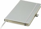 Записная книжка Nova формата A5 с переплетом Journalbooks, серебристый