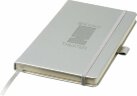 Записная книжка Nova формата A5 с переплетом Journalbooks, серебристый