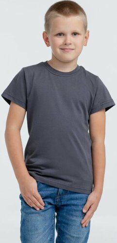 Футболка детская T-Bolka Kids, темно-серая, 12 лет