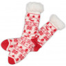 Домашние носки мужские, красный, размер 39-44