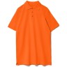 Рубашка поло мужская Unit Virma Light, оранжевая, размер S