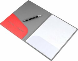 Папка классическая из экокожи Favor, красный