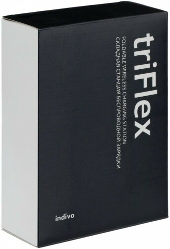 Складная станция беспроводной зарядки triFlex, черная