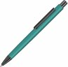 Металлическая шариковая ручка soft touch UMA Ellipse gum, бирюзовый