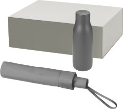 Подарочный набор Sevilla, Atlanta, серый (зонт, термобутылка)