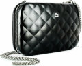Алюминиевый стеганный клатч Ogon Quilted Lady Bag, черный