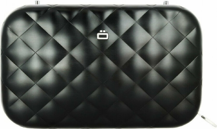 Алюминиевый стеганный клатч Ogon Quilted Lady Bag, черный