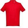 Рубашка-поло мужская ADAM, красный, 3XL, 100% хлопок, плотность 195 г/м2, красный, 3XL