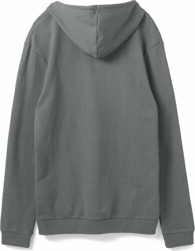 Толстовка с капюшоном унисекс Hoodie, серая (стальная), L