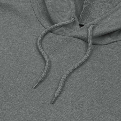 Толстовка с капюшоном унисекс Hoodie, серая (стальная), L