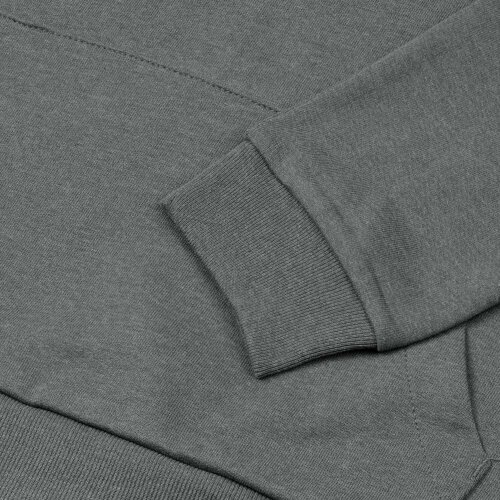 Толстовка с капюшоном унисекс Hoodie, серая (стальная), L