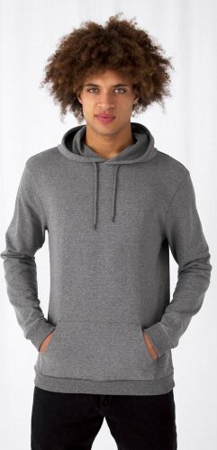 Толстовка с капюшоном унисекс Hoodie, серая (стальная), L