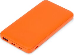 Подарочный набор с термокружкой и повербанком С1, 5000 mAh, оранжевый
