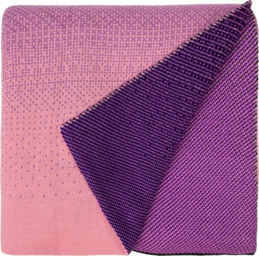 Плед teplo Dreamshades, фиолетовый с черным