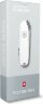 Нож-брелок Victorinox Classic SD Colors Falling Snow, 58 мм, 7 функций, белый