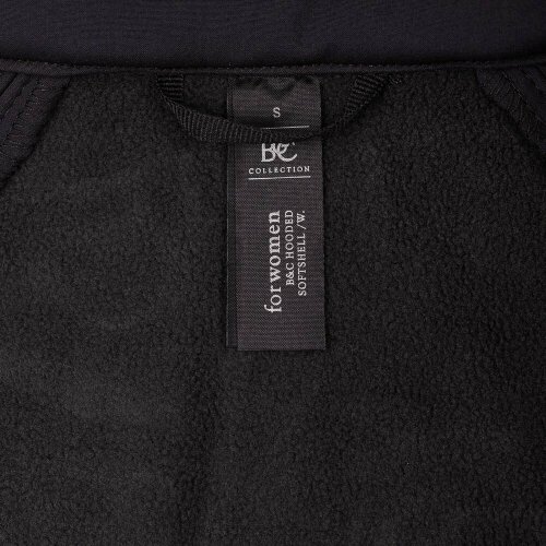 Куртка женская BNC Hooded Softshell, черная, размер M