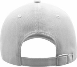 Бейсболка LIBERTY SANDWICH, 6 клиньев, сэндвич, металлическая застежка, белый, универсальный