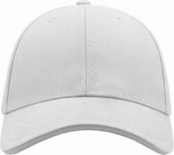 Бейсболка LIBERTY SANDWICH, 6 клиньев, сэндвич, металлическая застежка, белый, универсальный