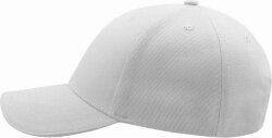 Бейсболка LIBERTY SANDWICH, 6 клиньев, сэндвич, металлическая застежка, белый, универсальный