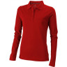 Рубашка поло Elevate Oakville женская с длинным рукавом, красный, размер L (48-50)