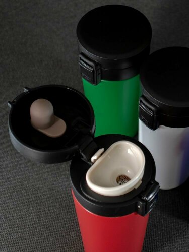 Термостакан с ситечком Molti No Leak Infuser, зеленый