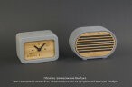 Часы Stonehenge с беспроводным зарядным устройством, серый/бежевый