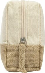 Косметичка Jute с ручкой из хлопка и джута, натуральный